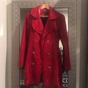 Baby Phat Double-Breasted Red Coat